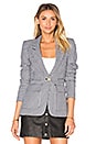 view 2 of 7 Patch Pocket Blazer in Navy Check