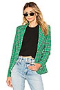 view 1 of 5 Patch Pocket Duchess Blazer in Kelly Green Plaid