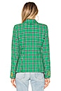 view 4 of 5 Patch Pocket Duchess Blazer in Kelly Green Plaid