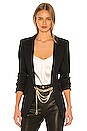 view 1 of 5 X Jenny Bird Collab Blazer in Black With Ox Gold