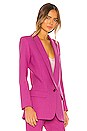 view 3 of 5 Long Shawl Blazer in Violet