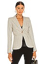 view 2 of 5 VESTE DUCHESS in Ivory & Black Grid