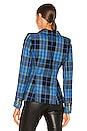 view 4 of 5 Patch Pocket Duchess Blazer in Blue Tartan & Black