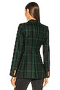 view 4 of 5 Wedding Blazer in Hunter Green Plaid