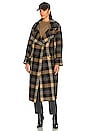 view 2 of 4 Blanket Coat in Black Multi Check