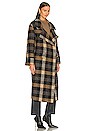 view 3 of 4 Blanket Coat in Black Multi Check