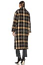 view 4 of 4 Blanket Coat in Black Multi Check