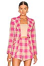 view 1 of 5 Birkin Blazer in Bubblegum Check