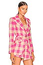 view 3 of 5 Birkin Blazer in Bubblegum Check