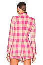 view 4 of 5 Birkin Blazer in Bubblegum Check