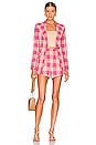 view 5 of 5 Birkin Blazer in Bubblegum Check