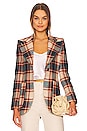 view 2 of 5 Patch Pocket Birkin Blazer in Apricot Plaid