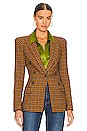 view 2 of 5 Not a DB Pagoda Blazer in Umber Tweed