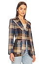 view 3 of 5 BIRKIN 블레이저 in Peri Lumberjacket Check