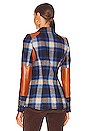 view 4 of 5 Rifle-Patch Equestrian in Cobalt Plaid