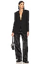 view 4 of 4 90's Blazer in Black Pinstripe