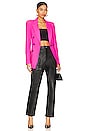 view 5 of 5 Not A Db Pagoda Blazer in Neon Pink