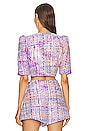 view 3 of 5 BLOUSON in Violet Jacquard