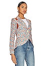 view 3 of 5 Rifle Patch One Button Blazer in Multi Floral