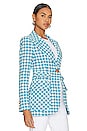view 3 of 5 Birkin Blazer in Topaz Houndstooth
