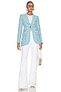 view 5 of 5 Birkin Blazer in Topaz Houndstooth