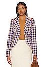 view 1 of 5 EQUESTRIAN ブレザー in Violet Check