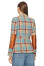 view 3 of 5 Hunting Blazer in Blue & Rust Plaid