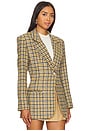 view 2 of 4 Tailored Boyfriend Blazer in Ochre Houndstooth