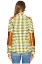 view 4 of 6 Rifle-Patch Equestrian Blazer in Fern Houndstooth