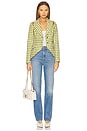 view 5 of 6 Rifle-Patch Equestrian Blazer in Fern Houndstooth