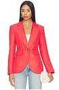 view 1 of 5 BLAZER SANS COUTURES in Poppy