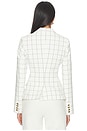view 3 of 4 Mini Not A Db Blazer in Ecru Windowpane