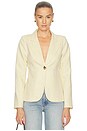 view 1 of 4 Patch Pocket Duchess Blazer in Butter