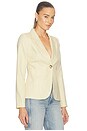 view 2 of 4 Patch Pocket Duchess Blazer in Butter
