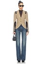 view 5 of 4 Saddle-patch Equestrian Blazer in Toast