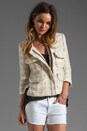 view 1 of 6 Boucle Jacket in Houndstooth Lame