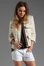 view 2 of 6 Boucle Jacket in Houndstooth Lame