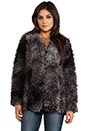 view 2 of 6 Chubby Faux Fur Jacket in Grey Melange