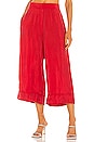 view 1 of 4 Pull On Palazzo Pant in Red