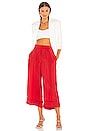 view 4 of 4 Pull On Palazzo Pant in Red