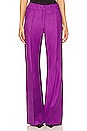view 1 of 4 Wide Leg Pintuck Trouser in Violet