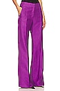 view 2 of 4 Wide Leg Pintuck Trouser in Violet