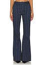 view 1 of 6 Bootcut Pant in Indigo Stripe