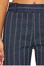 view 6 of 6 Bootcut Pant in Indigo Stripe