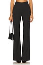 view 1 of 6 Pintuck Flare Pant in Deep Black