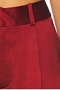 view 6 of 6 Cropped Pleated Trouser in Crimson
