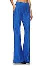 view 2 of 6 Wide Leg Pintuck Trouser in Nautical Blue