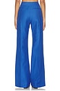 view 4 of 6 Wide Leg Pintuck Trouser in Nautical Blue