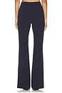 view 4 of 6 PANTALON FLARE AVEC PINCES in Navy Blue