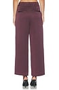 view 6 of 7 Cropped Pleated Trouser in Mocha